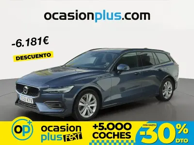 Brugt Volvo V60 Momentum 190 HK (139 kW) 2019 Blå Stationcar