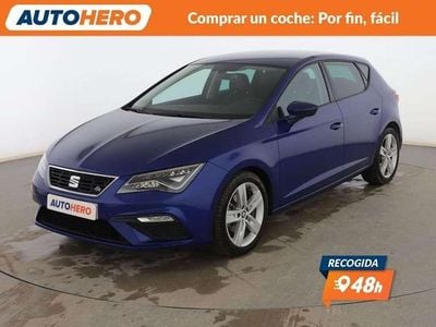 Usado Seat Leon FR 125 CV (91 kW) 2018 Azul Utilitario