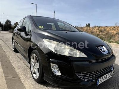 Usado Peugeot 308 Premium 136 CV (100 kW) 2008 Negro Berlina