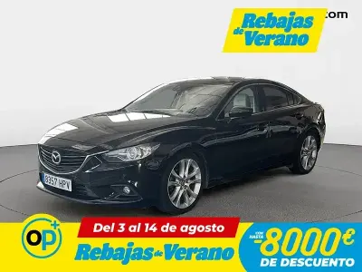 Usado Mazda 6 Luxury 150 CV (110 kW) 2013 Negro Berlina