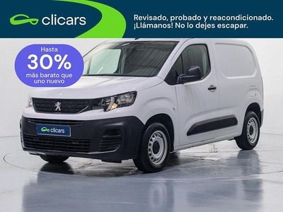Usado Peugeot Partner S 100 CV (73 kW) 2022 Blanco Monovolumen