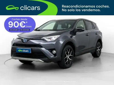Usado Toyota RAV4 Hybrid Advance 152 CV (111 kW) 2016 Gris SUV