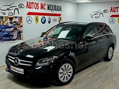 Negro Usado 2015 Mercedes C200 Avantgarde Edition Familiar | 13.999 € (Buen precio)