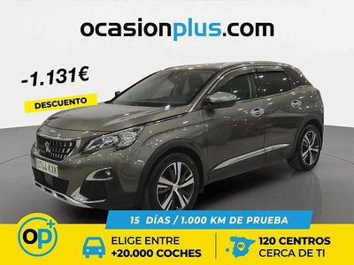 Usado Peugeot 3008 Allure 130 CV (95 kW) 2019 Gris SUV