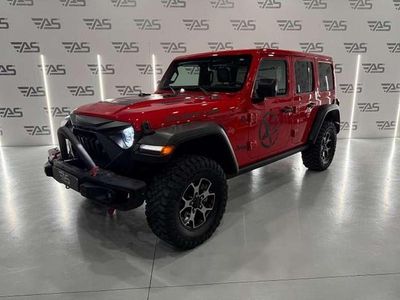 Usado Jeep Wrangler Unlimited Rubicon 268 CV (197 kW) 2019 Rojo SUV