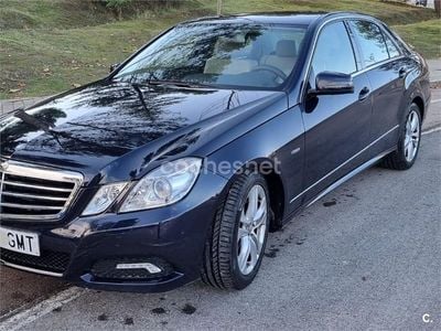 Azul Usado 2009 Mercedes E350 Avantgarde Berlina | 19.000 € (Un poco caro)