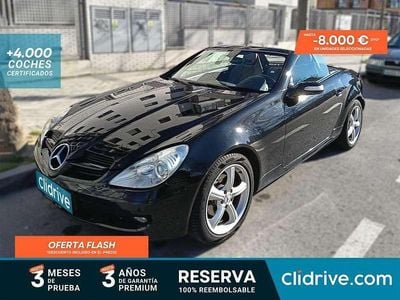 Usado Mercedes SLK200 163 CV (119 kW) 2006 Negro Descapotable