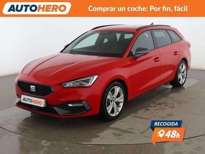 Usado Seat Leon FR 150 CV (110 kW) 2021 Rojo Familiar