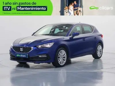 Usado Seat Leon XCELLENCE 150 CV (110 kW) 2021 Azul Utilitario