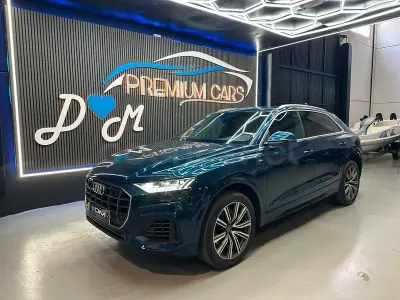 Usado Audi Q8 S-Line 286 CV (210 kW) 2019 Azul SUV