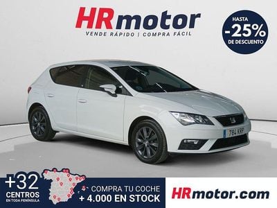 Usado Seat Leon Style 110 CV (80 kW) 2018 Blanco Berlina