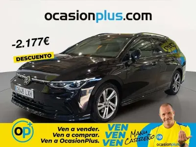 Usado VW Golf VIII R-line 150 CV (110 kW) 2022 Negro Familiar