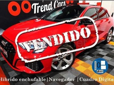 Usado Audi A3 S-Line 245 CV (180 kW) 2021 Rojo Berlina