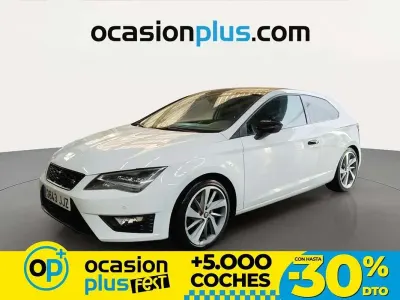 Usado Seat Leon SC FR 184 CV (135 kW) 2015 Blanco Utilitario
