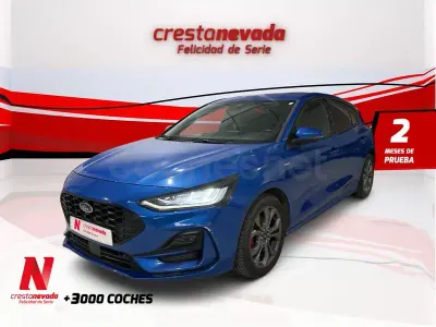 Usado Ford Focus ST-Line 125 CV (91 kW) 2022 Azul Berlina