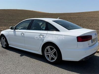Usado Audi A6 S-Line 190 CV (139 kW) 2017 Blanco Berlina