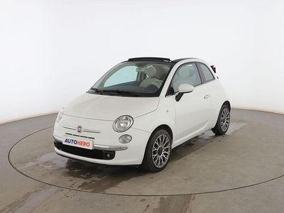 Blanco Usado 2014 Fiat 500C Lounge Descapotable | 8799 € (Precio justo)