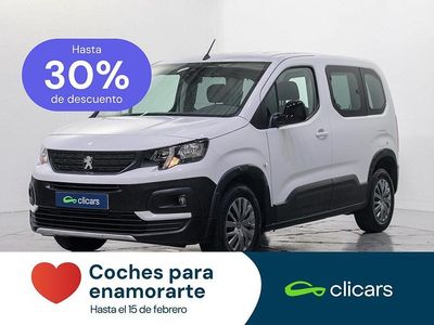Usado Peugeot Rifter Active 100 CV (73 kW) 2022 Blanco Monovolumen