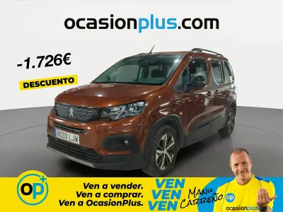 Begagnad Peugeot Rifter GT-line 130 HK (95 kW) 2020 Brun Minibuss