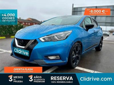 Usado Nissan Micra 90 CV (66 kW) 2017 Azul Utilitario