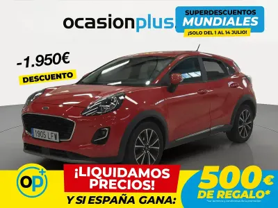 Usado Ford Puma Titanium 125 CV (91 kW) 2020 Rojo SUV