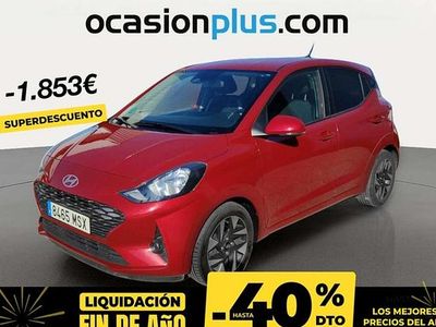 Usado Hyundai i10 64 CV (47 kW) 2024 Rojo Utilitario