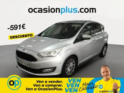 Usado Ford C-MAX Trend+ 125 CV (91 kW) 2017 Gris Monovolumen
