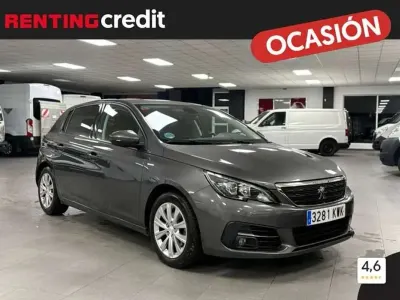 Usado Peugeot 308 Style 131 CV (96 kW) 2019 Gris Utilitario