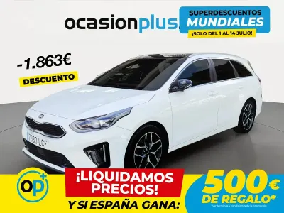 Usado Kia Ceed GT GT-Line 140 CV (102 kW) 2019 Blanco Familiar