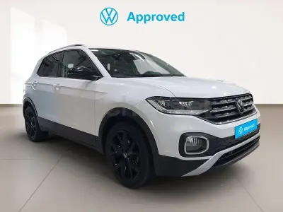Usado VW T-Cross Sportline 110 CV (80 kW) 2022 Blanco SUV