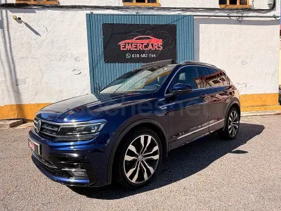 Usado VW Tiguan Sportline 150 CV (110 kW) 2018 Azul SUV