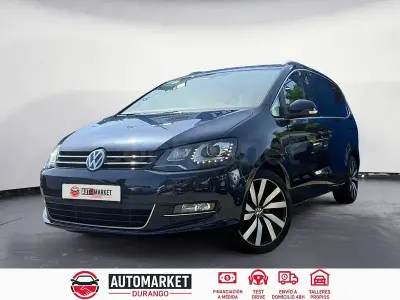 Usado VW Sharan Sportline 184 CV (135 kW) 2017 Azul Monovolumen