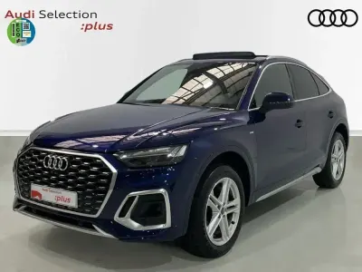 Usado Audi Q5 S-Line 204 CV (150 kW) 2022 Azul SUV
