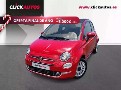 Rojo Usado 2024 Fiat 500 Dolcevita Descapotable | 14.700 € (Un poco caro)