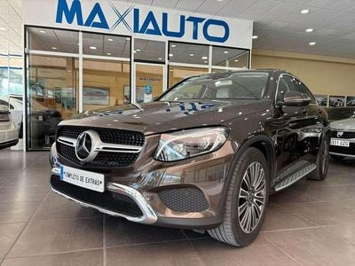Usado Mercedes GLC350 Exclusive 258 CV (189 kW) 2018 Marrón Coupe
