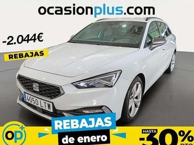 Usado Seat Leon ST FR 150 CV (110 kW) 2021 Blanco Familiar