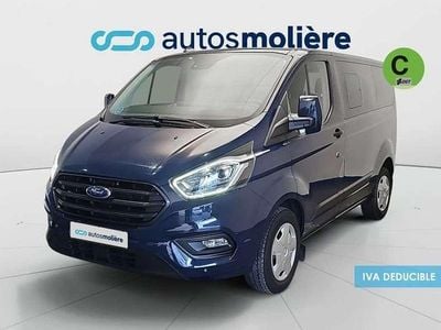Usado Ford Transit Custom Trend 105 CV (77 kW) 2022 Azul Familiar