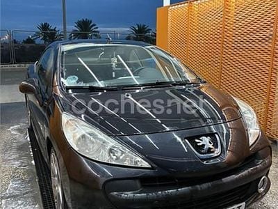 Negro Usado 2008 Peugeot 207 CC Descapotable | 5500 € (Precio justo)