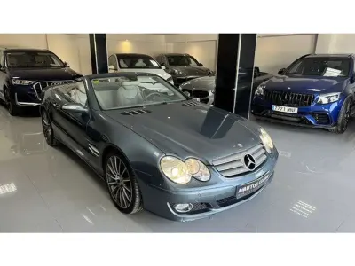 Usado Mercedes SL350 AMG 272 CV (200 kW) 2007 Azul Descapotable