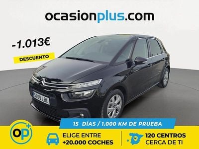 Usado Citroën C4 Live 130 CV (95 kW) 2019 Negro Monovolumen
