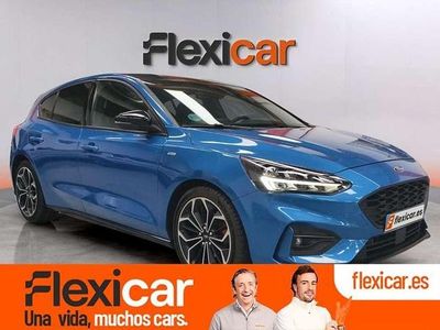 Begagnad Ford Focus ST-Line 125 HK (91 kW) 2019 Blå Halvkombi