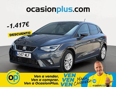 Usado Seat Ibiza FR 110 CV (80 kW) 2023 Gris Utilitario