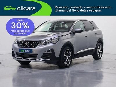 Usado Peugeot 3008 Allure 130 CV (95 kW) 2018 Gris / plata SUV
