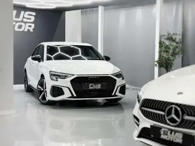 Usado Audi A3 Sportback Ambiente 150 CV (110 kW) 2022 Blanco Utilitario