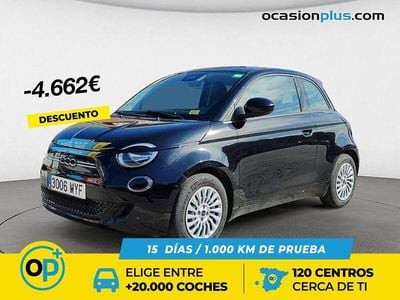 Negro Usado 2022 Fiat 500e Icon Utilitario | 12.350 € (Precio justo)