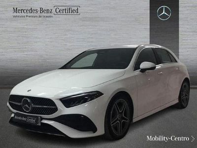 Usado Mercedes A180 AMG line 136 CV (100 kW) 2023 Blanco polar  pintura unicolor