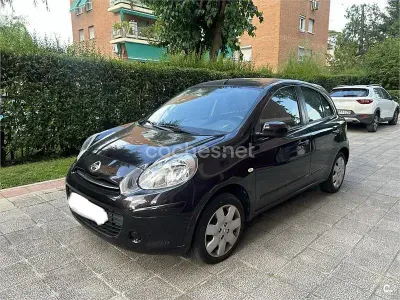 Usado Nissan Micra Acenta 80 CV (58 kW) 2011 Negro Utilitario