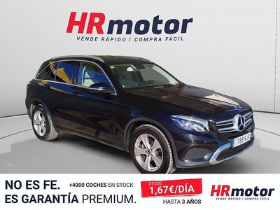 Usado Mercedes GLC220 170 CV (125 kW) 2018 Negro SUV