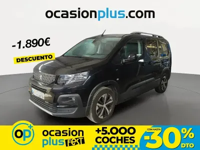 Usado Peugeot Rifter GT 130 CV (95 kW) 2021 Negro Monovolumen