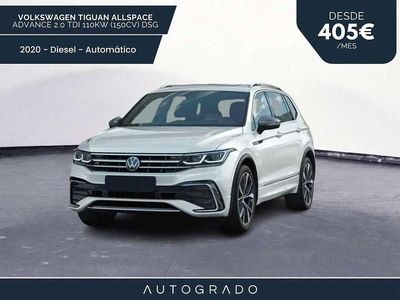 Usado VW Tiguan Allspace Advance 150 CV (110 kW) 2020 Blanco SUV